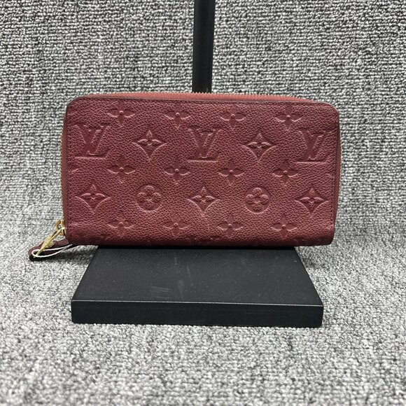 Louis Vuitton LV Long Wallet Red Monogram Empreinte 375-081825 - Picture 3 of 12